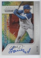 2015 Panini Prizm Auto Tie-Dye Prizm 4/50 Yasmany Tomas #37 Auto 0f8