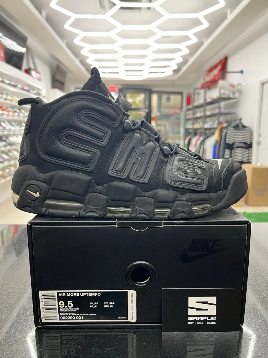 Las mejores ofertas en Nike Supreme x Air More Uptempo Black | eBay