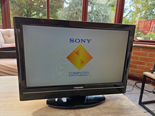 Toshiba 19" LCD TV HDMI SCART Retro Gaming PS2 PS3 Tested No Remote 19BV501B