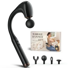 Massage Gun with Upgraded Extension Handle, 10MM Massage Gun Deep Tissue, Bac...