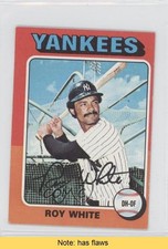 1975 Topps Mini Roy White #375 READ 0j0