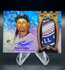 2022 Topps Dynasty Royce Lewis Autograph Patch Black /5 Minnesota Twins RC