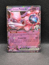 TEAM ROCKET'S MEWTWO ex 081/182 Destined Rivals Double Rare Pokemon Card NM