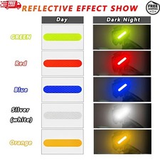 Reflective Stickers 10-80 PCS High Visibility Reflective Tape Waterproof Strips