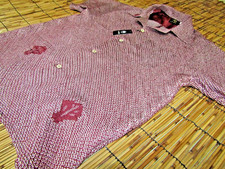Kimono Aloha Shirt Men S Silk Japanese Vintage Wagara Upcycled Handcrafted