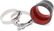 3Inch to 3-1/2Inch Inch Black Silicone Reducer Coupler 4 Layers of Polyester Rei