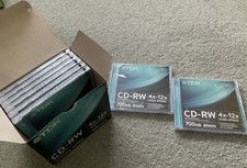 TDK CD-RW 700MB 80 Mins 8 x New & Sealed Recordable Discs