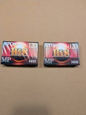 LOT 2 - TDK Hi8 MP 120 8mm Camcorder Videotape NEW SEALED Hi8MP