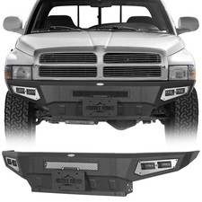 Full-width Front Bumper With Led Lights For Dodge Ram 150025003500 1994-2001 Full-width Front Bumper With Led Lights For Dodge Ram 150025003500 1994-2001