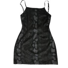 Urban Outfitters Y2K Mini Dress XS Grunge Goth Party Dark Cybergrunge Rave