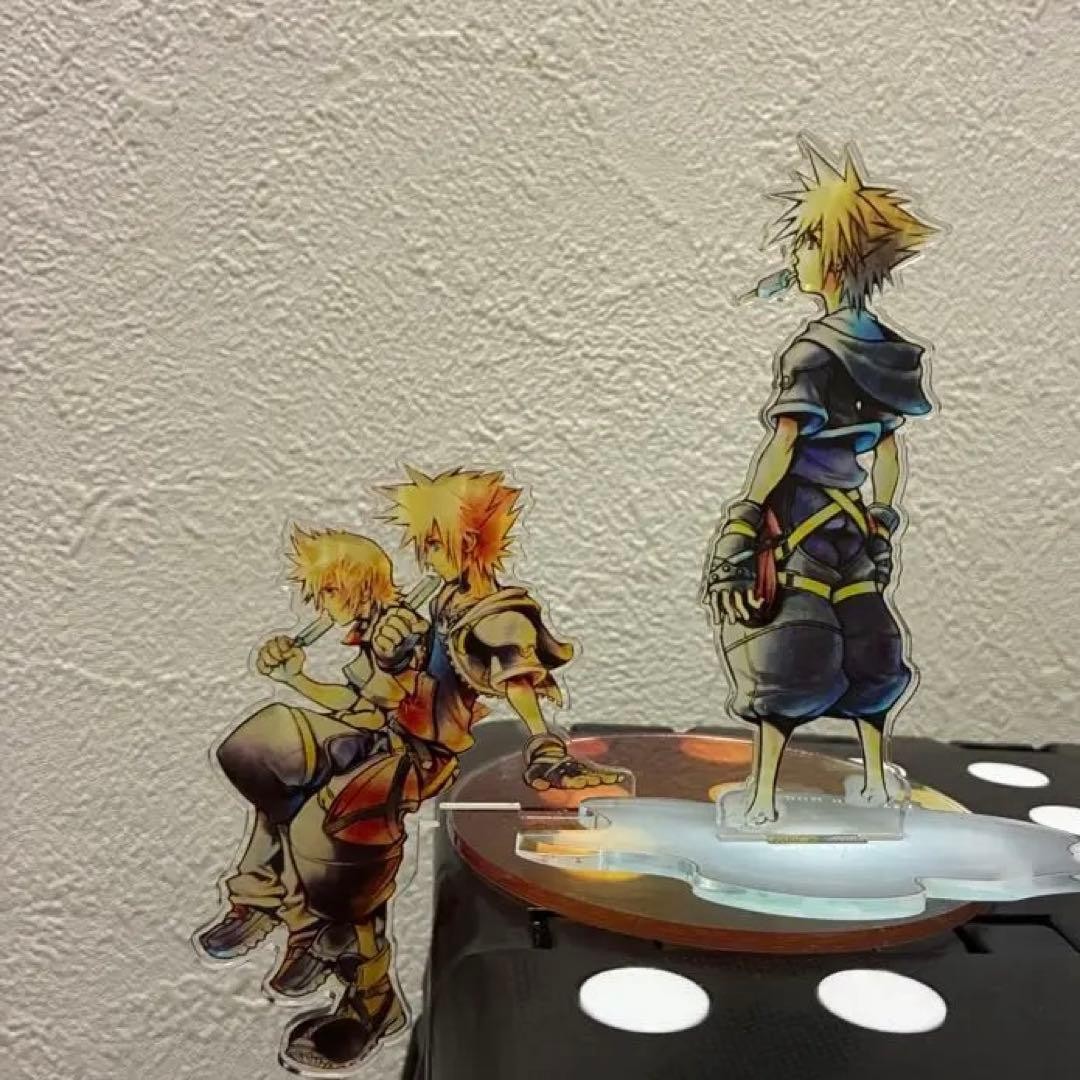 Sora Kingdom Hearts Clear Stand Roxas Goods Tetsuya Nomura Acsta