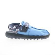Reebok Beatnik GX8141 Mens Blue Canvas Slip On Slides Sandals Shoes