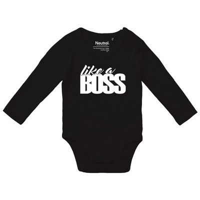 Baby Body like a Boss Spruch Geschenkidee like a Boss Geschenk Präsent Mitbrings