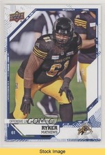 2019 Upper Deck CFL Blue Ryker Mathews #75 READ 0wr