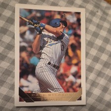 Topps 1993 Topps Dave Nilsson #316 Milwaukee Brewers Baseball Base Set