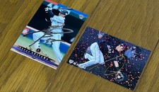 Seibu Lions BBM Baseball Chips Autographed Card Shogo Akiyama Sosuke Genda
