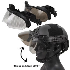 Taktischer Helm Klappbrille verstellbar Airsoft Paintball FAST Helm Anti Fog