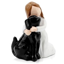 Dog Memorial Gifts for Loss of Dog   Angel Figurine Holding Dog, Resin Pet Lo...
