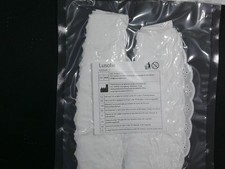 White Cotton Eyelet Lace Trim 15 Yards Floral Ruffle Sewing Dress Clothes DIY
