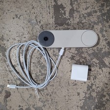 Google - Nest Doorbell Battery - Snow White S...