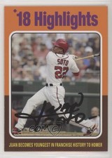 2019 Topps Archives High Number 1975 Highlights Design Juan Soto #314 3a1
