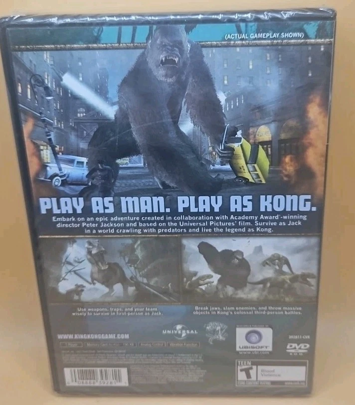 Brand New Sealed Peter Jackson's King Kong Sony PlayStation 2 PS2  - Image 2 of 4