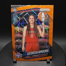 2025 Panini Prizm WNBA Georgia Amoore #140 Orange Velocity Variation Prizm RC