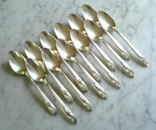 12 Holmes Edwards IS Silver Plate Romance 6 1/4 inch Teaspoons