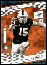 2021 Panini Prestige Jaelan Phillips Rookie Miami Dolphins #262