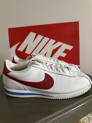 Nike Cortez Basic Leather OG Forrest Gump White Red 882254-164 2017 Low Top
