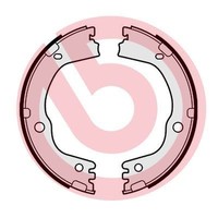 Brembo S 30 543 Bremsbacken Satz Handbremsbacken Feststellbremse Hinten FüR Hyun