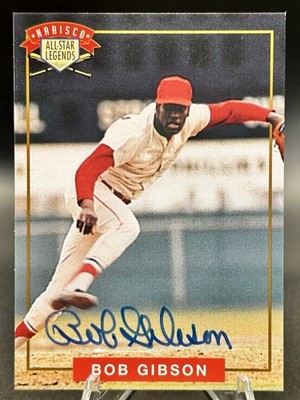 1994 Nabisco All-Star Legends Autographs Bob Gibson W/COA*
