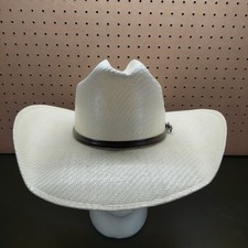 Twister 5X Cowboy Hat Size 7 Western Shantung Panama Straw