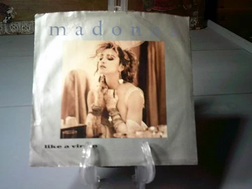 Madonna - Like A Virgin 7" Vinyl Single 1984 First Press Sire Pop 45 RPM