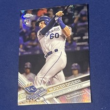 2017 Topps Chrome PRISM REFRACTOR RC Hunter Dozier Kansas City Royals #101 ⚾