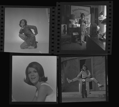 4 Jane Wald Movie Actress Model Harry Langdon Negative w/rights Lot