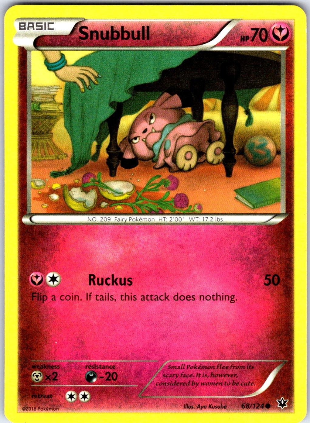 Snubbull 68/124 Common Fates Collide Pokemon Near Mint