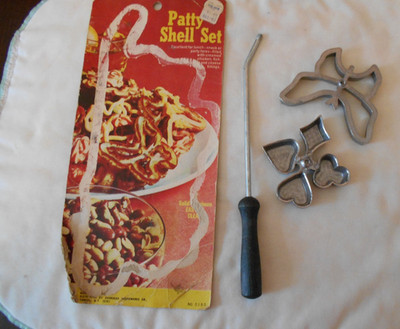Vintage Patty Shell Set Solid Aluminum Easy to Clean #0150 Directions Used