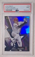 2018 Topps Finest Purple Refractor Shohei Ohtani Rookie /250 PSA 9