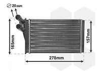 Van Wezel WäRmetauscher, Innenraumheizung U.A. FüR Audi, Skoda, Vw