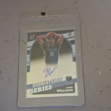 PANINI 2021-22 DONRUSS ZIAIRE WILLIAMS SIGNATURE SERIES SS-ZWL RC AUTO