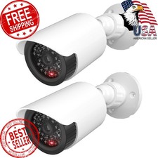 WALI Dummy CCTV Dome Camera White 2 Pack