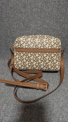 DKNY Women's Crossbody Camera Bag Brown Logo. Brand New with Tags