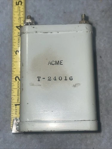 Vintage ACME T-24016 Audio Isolation Transformer 1:1 With CT.