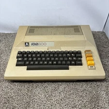 Atari 800 8-bit Computer System FOR PARTS BLACK SCREEN