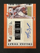 Austin Bryant 2019 Panini Contenders College Ticket Auto 196 RC Lions