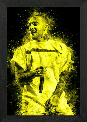 Mac Miller Gerahmtes Wandbild Poster Leinwanddruck Bild