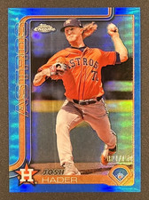 2025 Topps Chrome - Josh Hader #295 Blue Refractor /150 Astros