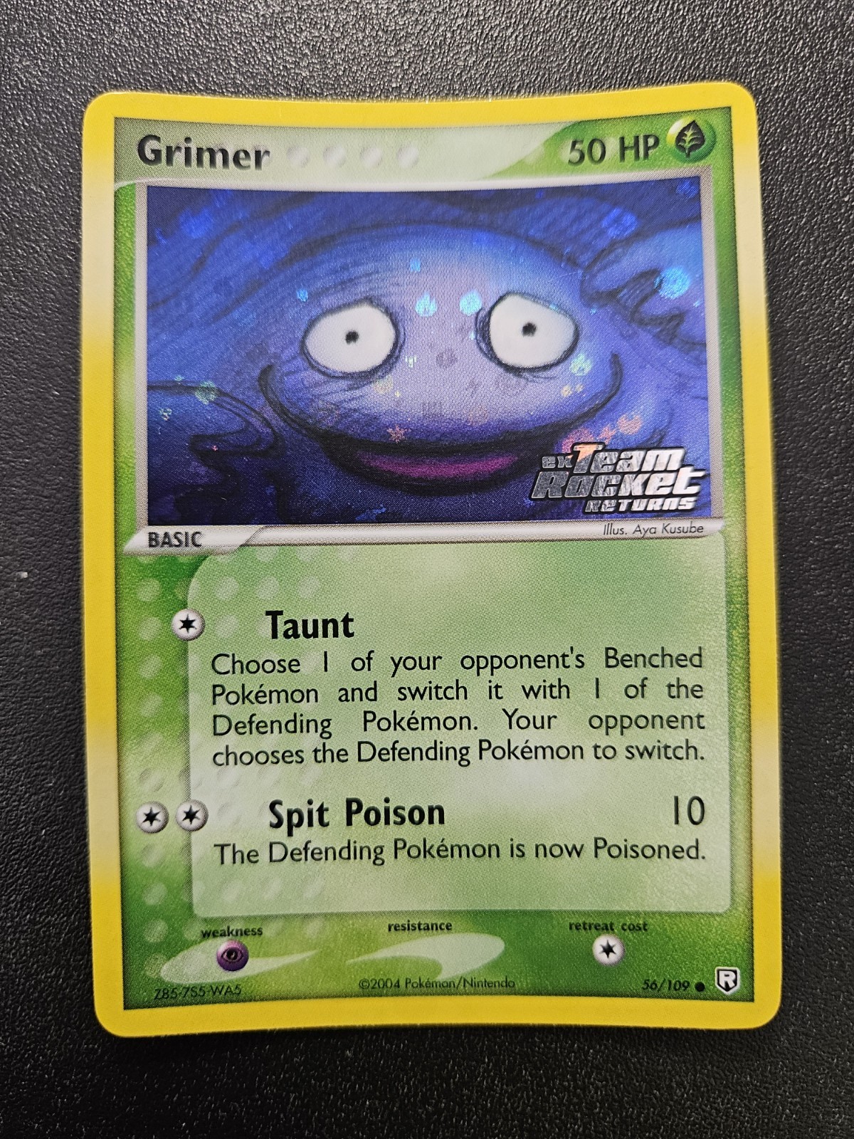 Pokemon Team Rocket Returns Grimer Stamped Reverse Holo 56/109 NEAR MINT