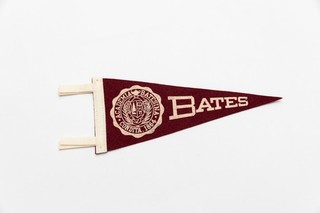 Vintage Bates College Mini Souvenir Felt Pennant 9"